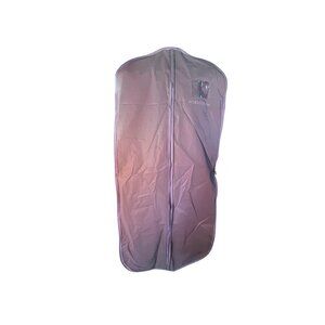 Nordstrom Gray Garment Bag With Zipper & Clear ID Window 54x24 GUC